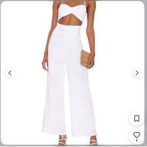 Le Lis White Jumpsuit